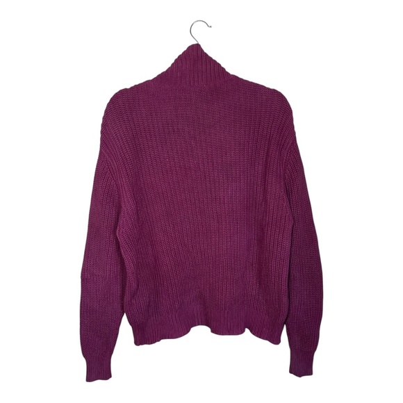 Women's Fuchsia Sweater - Picture 2 of 2